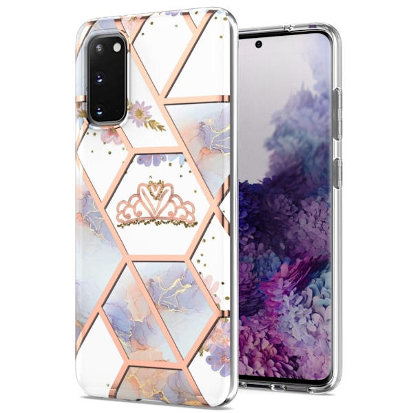 Marble Samsung Galaxy S20 Etui - Krone Multicolor