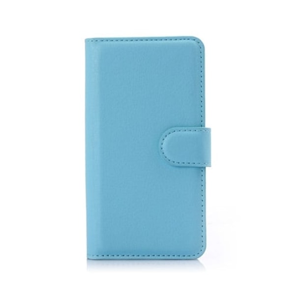 Moen LG Leon Læder Etui Med Kortholder - Lyseblå Blue