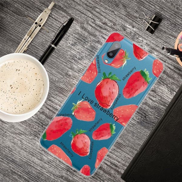 Deco Samsung Galaxy M02 / Samsung Galaxy A02 kotelot - Mansikka Red