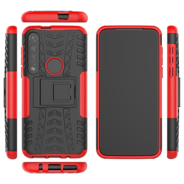Offroad etui- Motorola Moto G8 Plus - Rød Red