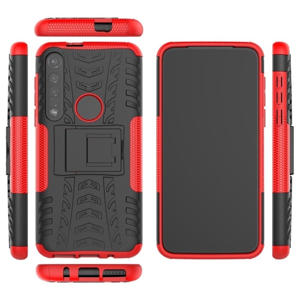 Offroad kuoret - Motorola Moto G8 Plus - Punainen Red