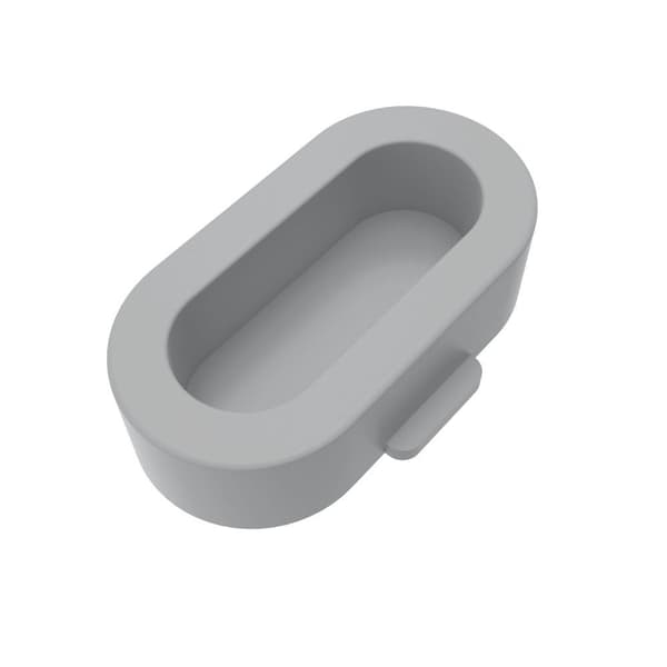 Garmin Fenix 5S / 5 / 5X støvplugg i silikon - Grå Silver grey