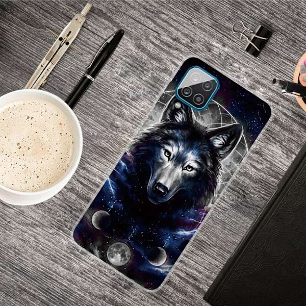 Deco Samsung Galaxy A12 5G Etui - Ulv Multicolor
