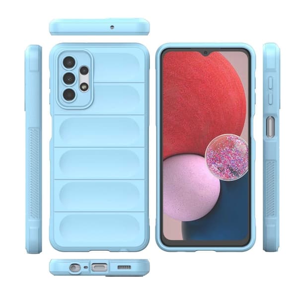 Blødt grebsformet cover til Samsung Galaxy A13 4G - Blå Blue