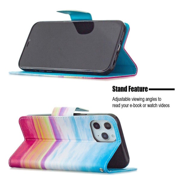 Wonderland iPhone 12 Pro Max flip case - Beautiful Sky Multicolor