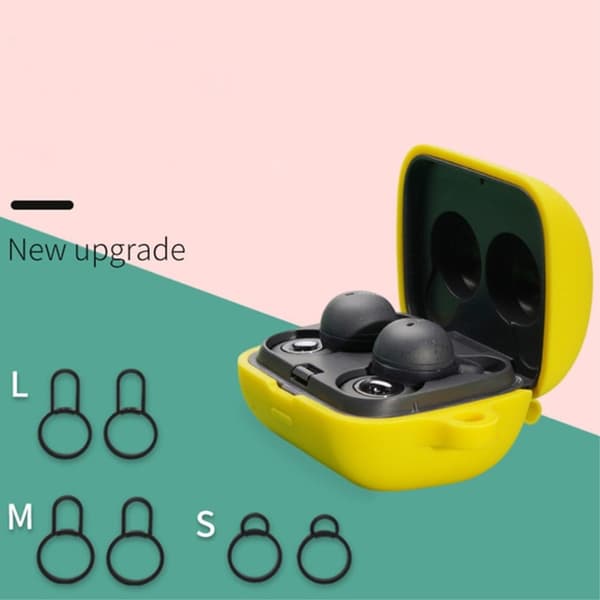 Sony LinkBuds ladeveske i silikon med spenne - Rosa Pink