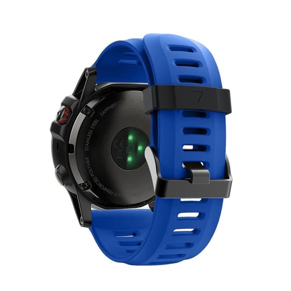 Garmin Fenix 5X / Fenix 3 silikoneurrem - blå Blue