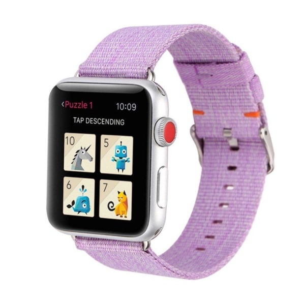 Apple Watch Series 5 40mm nylon watch band - Light Purple Lila