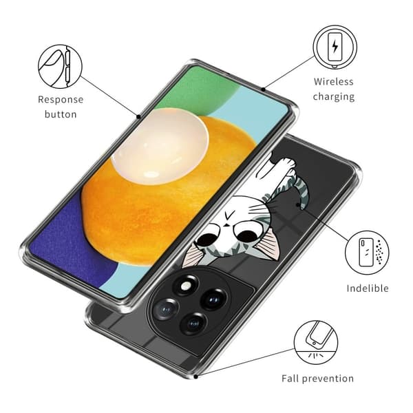 Deco OnePlus Ace 3 / OnePlus 12R kotelot - Tyyli B White