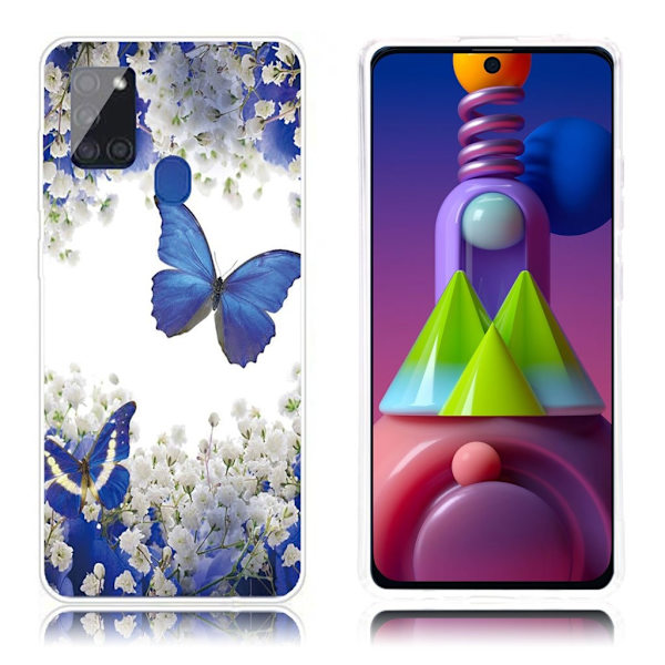Deco Samsung Galaxy M51 cover - Blå Blue