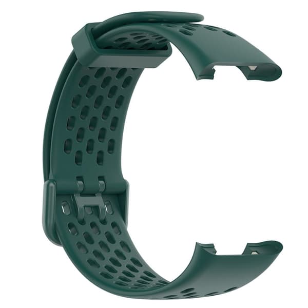 Xiaomi Mi Band 7 Pro silikone-urrem - Sort / Midnatsgrøn Green