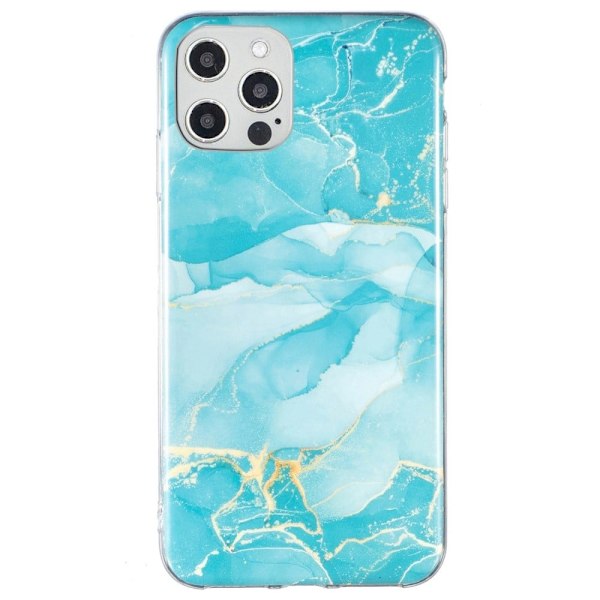 Marmor etui til iPhone 12 Pro Max - Grøn Green
