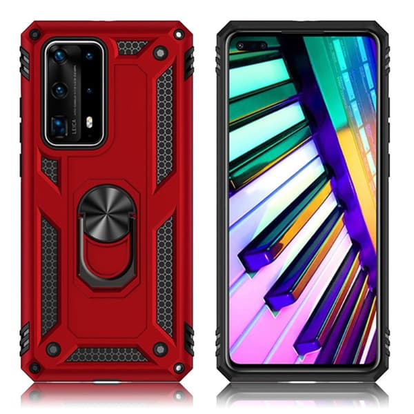 Bofink Combat Huawei P40 Pro Plus Etui - Rød Red