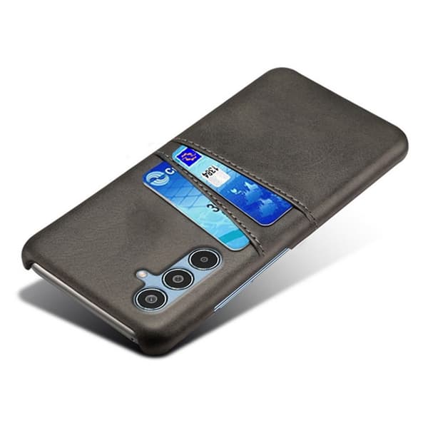 Dual Card Samsung Galaxy M35 cover - Sort Black