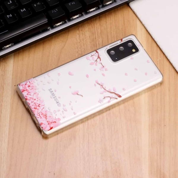 Deco Samsung Galaxy Note 20 Ultra Etui - Blomst Pink