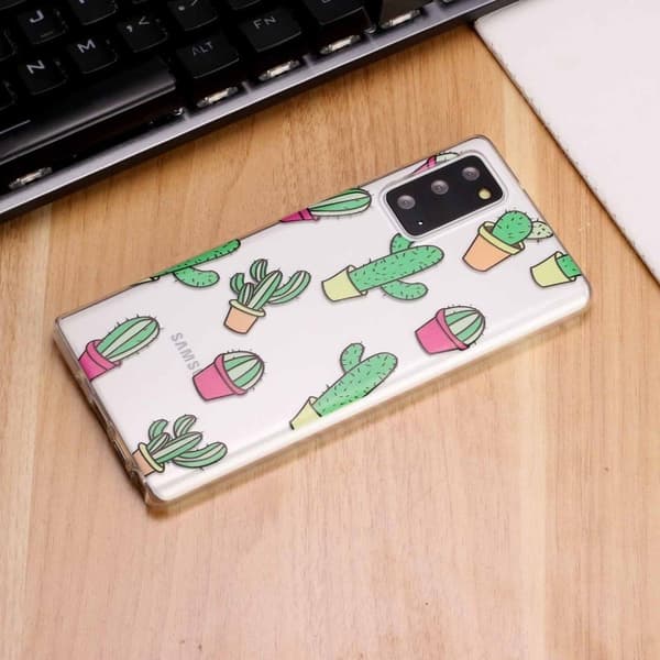 Deco Samsung Galaxy Note 20 kotelot - Kaktus Green