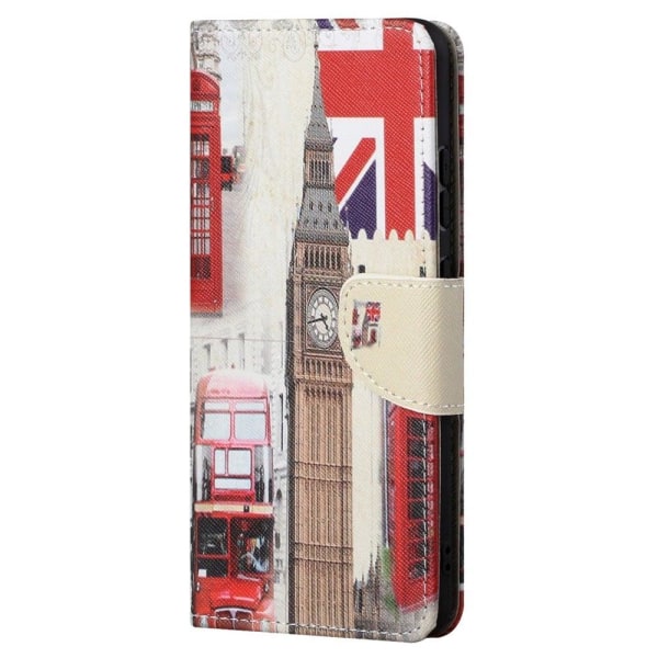 Wonderland Samsung Galaxy S23 Plus Flip Etui - London Big Ben Multicolor