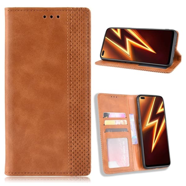 Bofink Vintage Realme 6 Pro Etui - Brun Brown