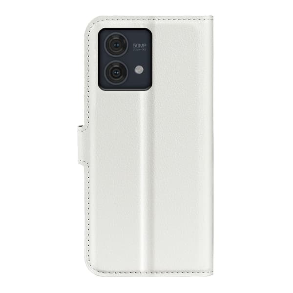 Classic Motorola Moto G84 fodral - Vit Vit