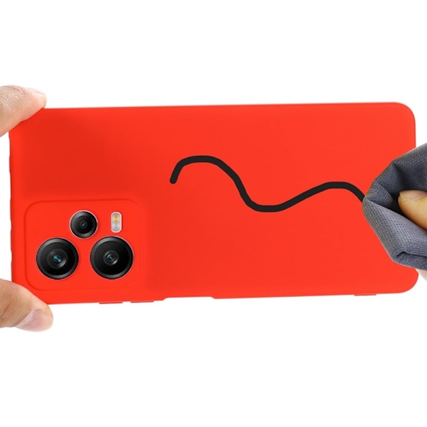 Matte Liquid silikone cover til Xiaomi Redmi Note 12 Pro Plus - Rød Red