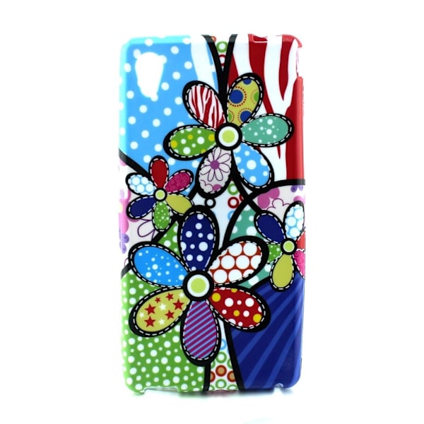Westergaard Sony Xperia M4 Aqua Skal - Tecknade Blommor multifärg