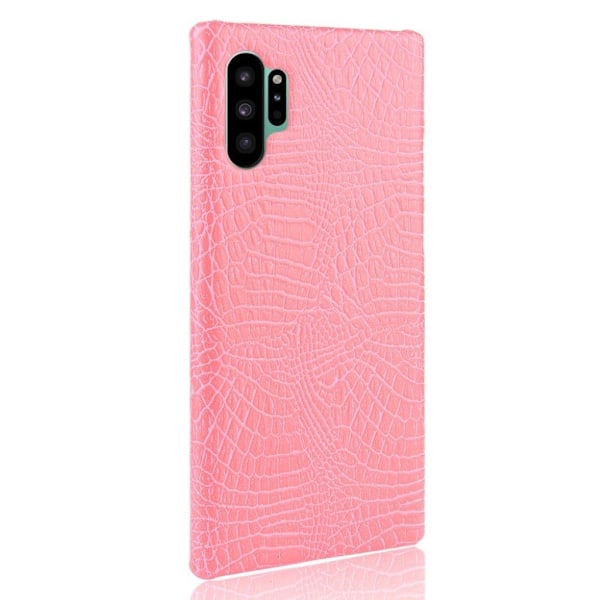 Croco Samsung Galaxy Note 10 Plus skal - Rosa Rosa