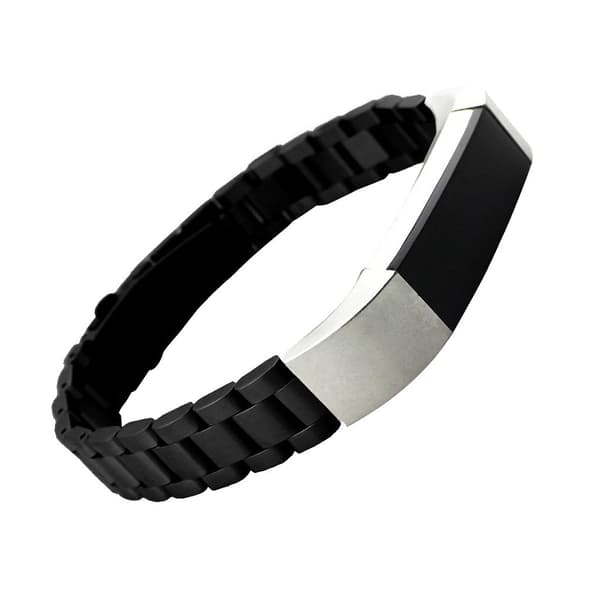 Fitbit Alta Exklusivt rostfritt stål klockband - Svart Svart