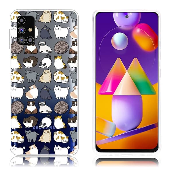 Deco Samsung Galaxy M31s kotelot - Kissa Multicolor