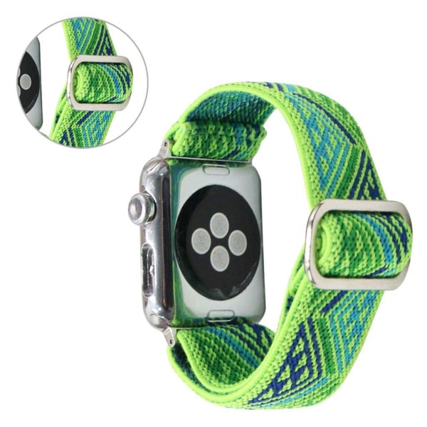 Apple Watch Series 6 / 5 44mm kudottu tyyli kuvio kellonauha - Vihreä Green