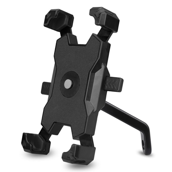 Universal telefonholder til cykelstyr - Sort Black