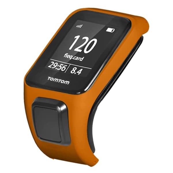 TomTom Runner 3 / Adventurer Watch Bumperfodral Hårt stötdämpande skydd Ram - Orange Orange
