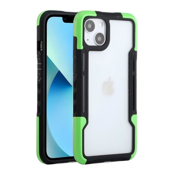 Stötsäkert Skyddande Skal till iPhone 13 Mini - Svart / Grön multifärg