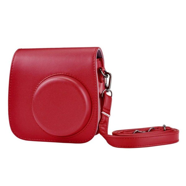 Fujifilm Instax Mini 9 / 8 leather case - Red Röd