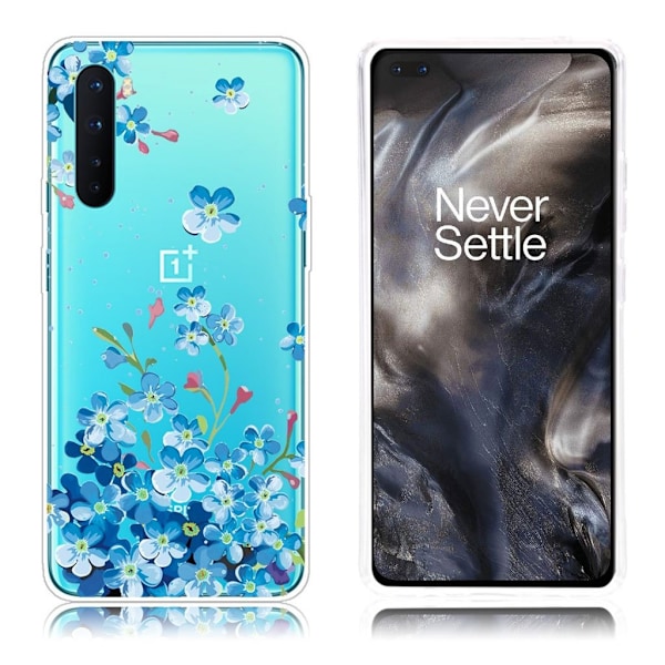 Deco OnePlus Nord skal - Blå Blomma Blå