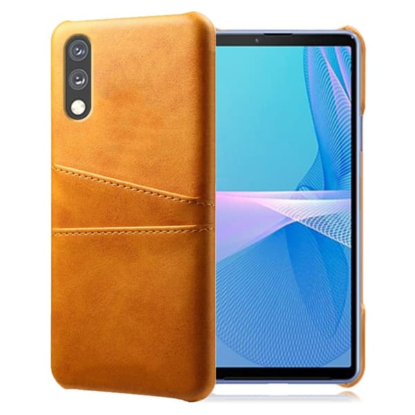 Dual Card Etui Sony Xperia Ace 2 - Oransje Orange