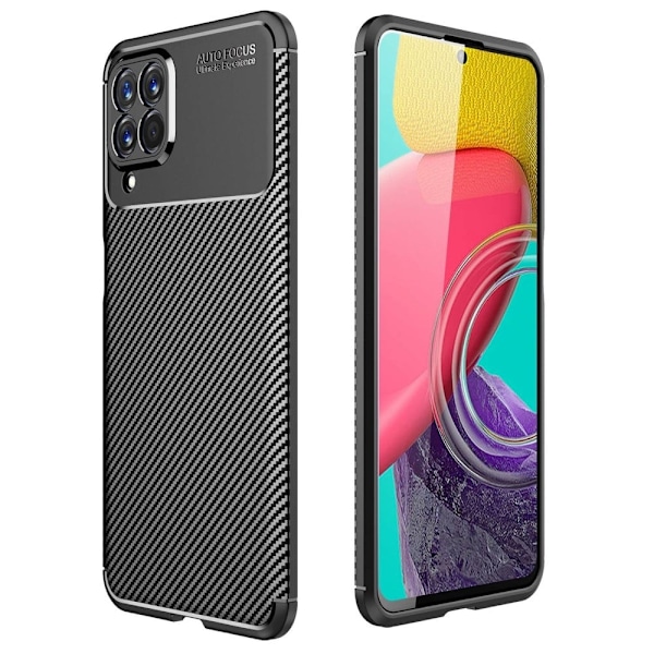 Carbon Shield Samsung Galaxy M53 5G skal - Svart Svart