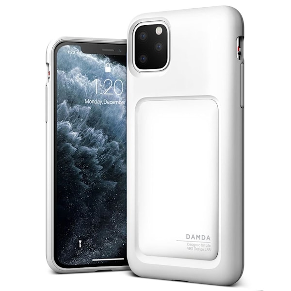 VRS Design Damda High Pro Shield för iPhone 11 Pro - Gräddvit Vit