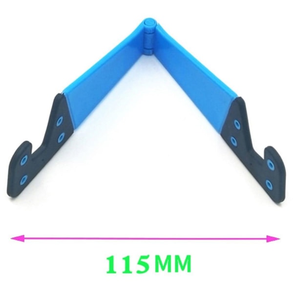 Universal V-shape foldable phone stand holder - Dark Blue Blå
