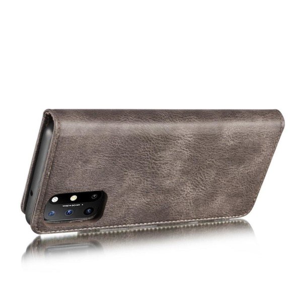 DG.MING OnePlus 8T 2-in-1 Wallet Case - Grey Silver grey
