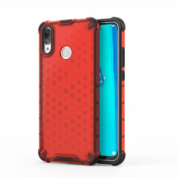 Bofink Honeycomb Huawei Y9 2019 skal - Röd Röd