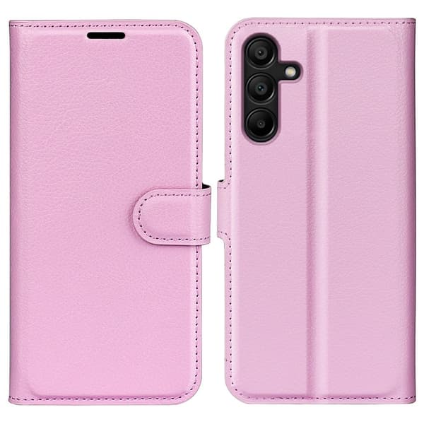 Klassisk Samsung Galaxy M15 flip etui - Lyserød Pink