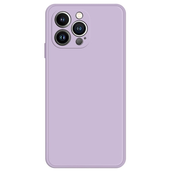 Avfasat gummerat droppskydd för iPhone 14 Pro Max - Lila Lila