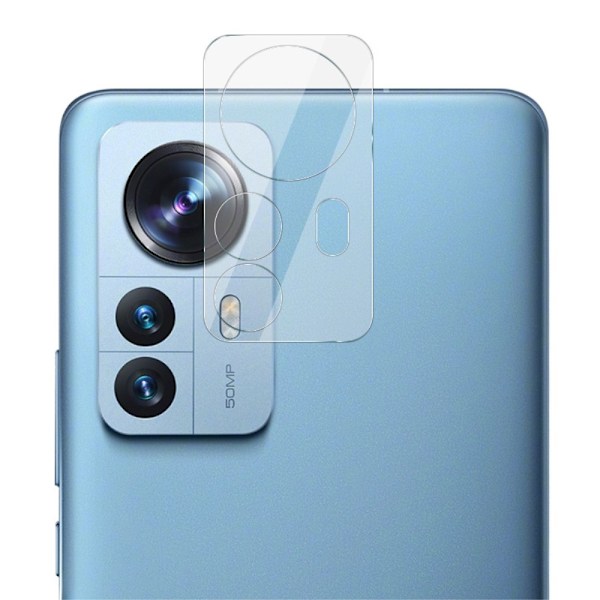 IMAK Xiaomi 12 Pro HD kameralinsskydd i härdat glas + linsskydd i akryl Transparent