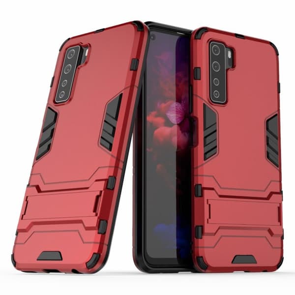 Cool Guard etui - Huawei P40 Lite 5G - Rød Red