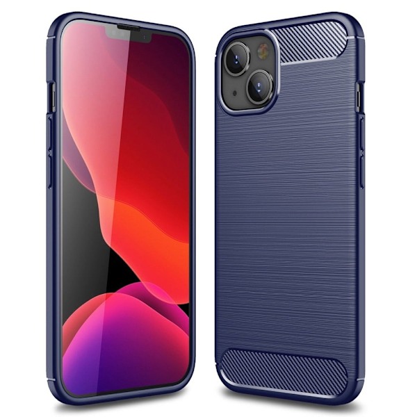 Carbon Flex iPhone 14 skal - Blå Blå