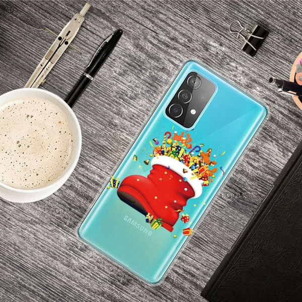 Juletaske til Samsung Galaxy A73 - Julestrømpe Red