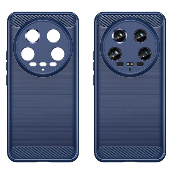Carbon Flex Xiaomi 14 Ultra deksel - Blå Blue