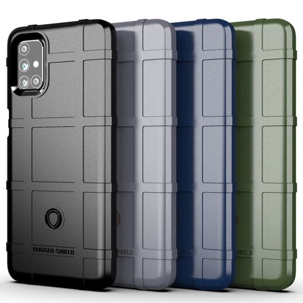 Rugged Shield Etui Samsung Galaxy M31s - Blå Blue