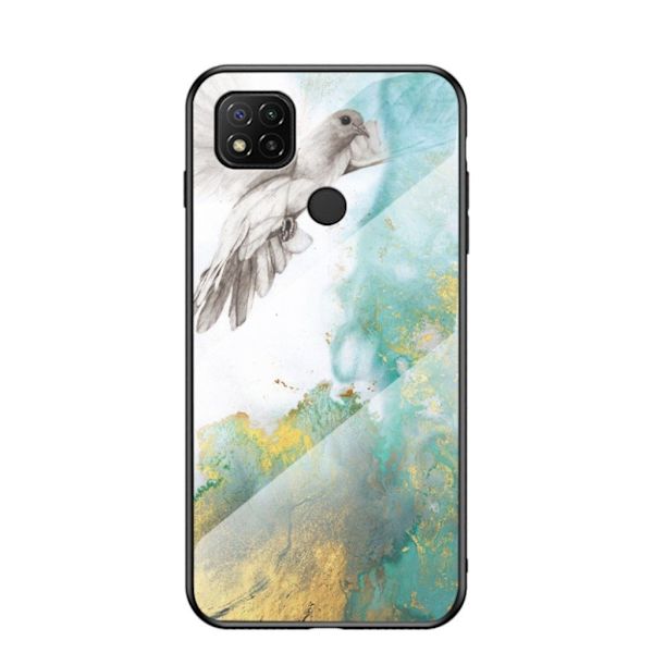 Fantasy Marble Xiaomi Redmi 9C Deksel - Flying Due Klinkekule Multicolor