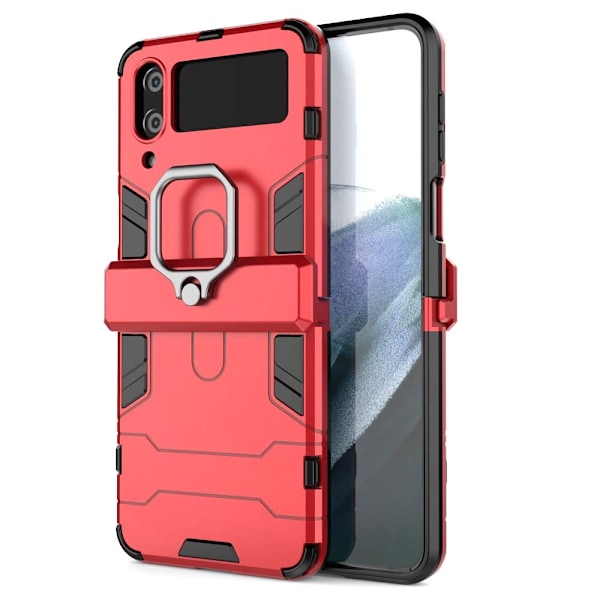 Rengassuojakotelo - Samsung Galaxy Z Flip4 - Punainen Red